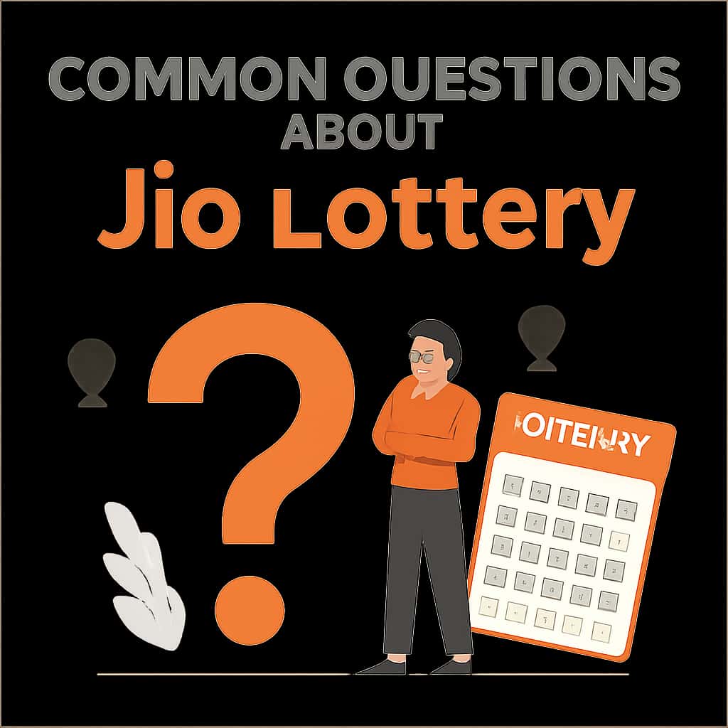 An educational diagram about Jio Lottery.
