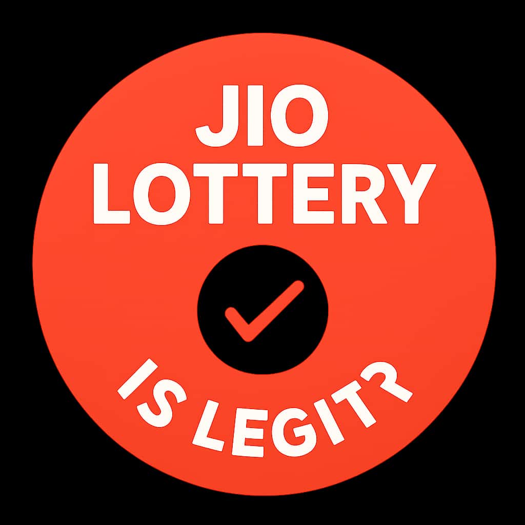 An icon representing the Jio Lottery legitimacy guide.