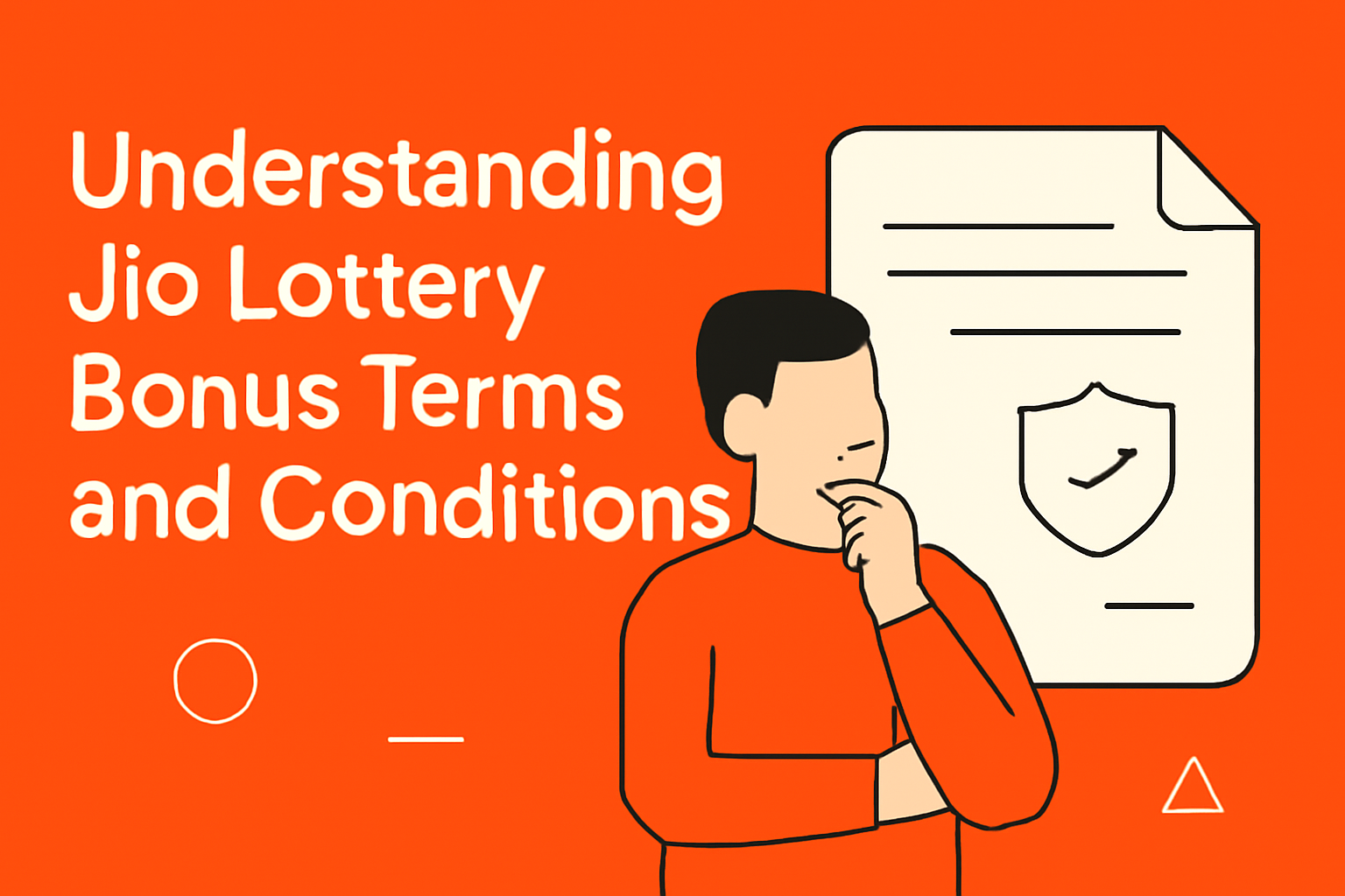 An informative scene depicting Jio Lottery and Responsible Gaming principles.