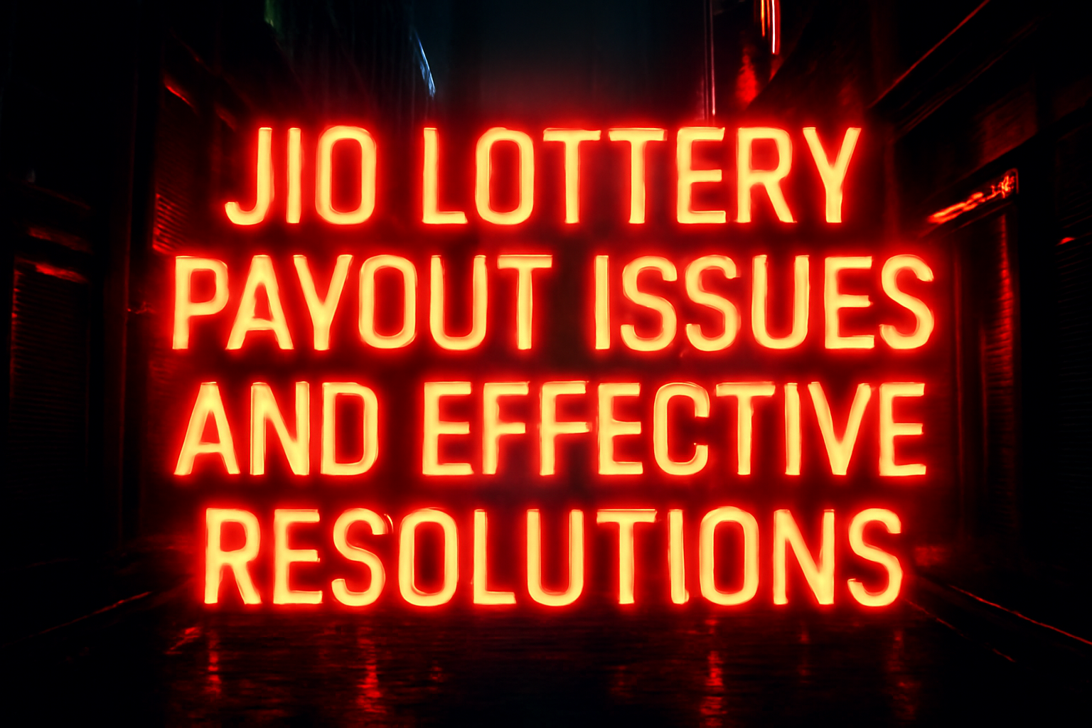 An informative scene illustrating transaction safety measures for Jio Lottery