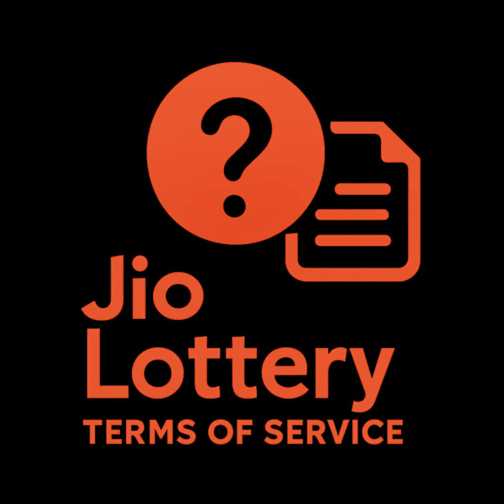 A badge icon symbolizing Jio Lottery Terms of Service.