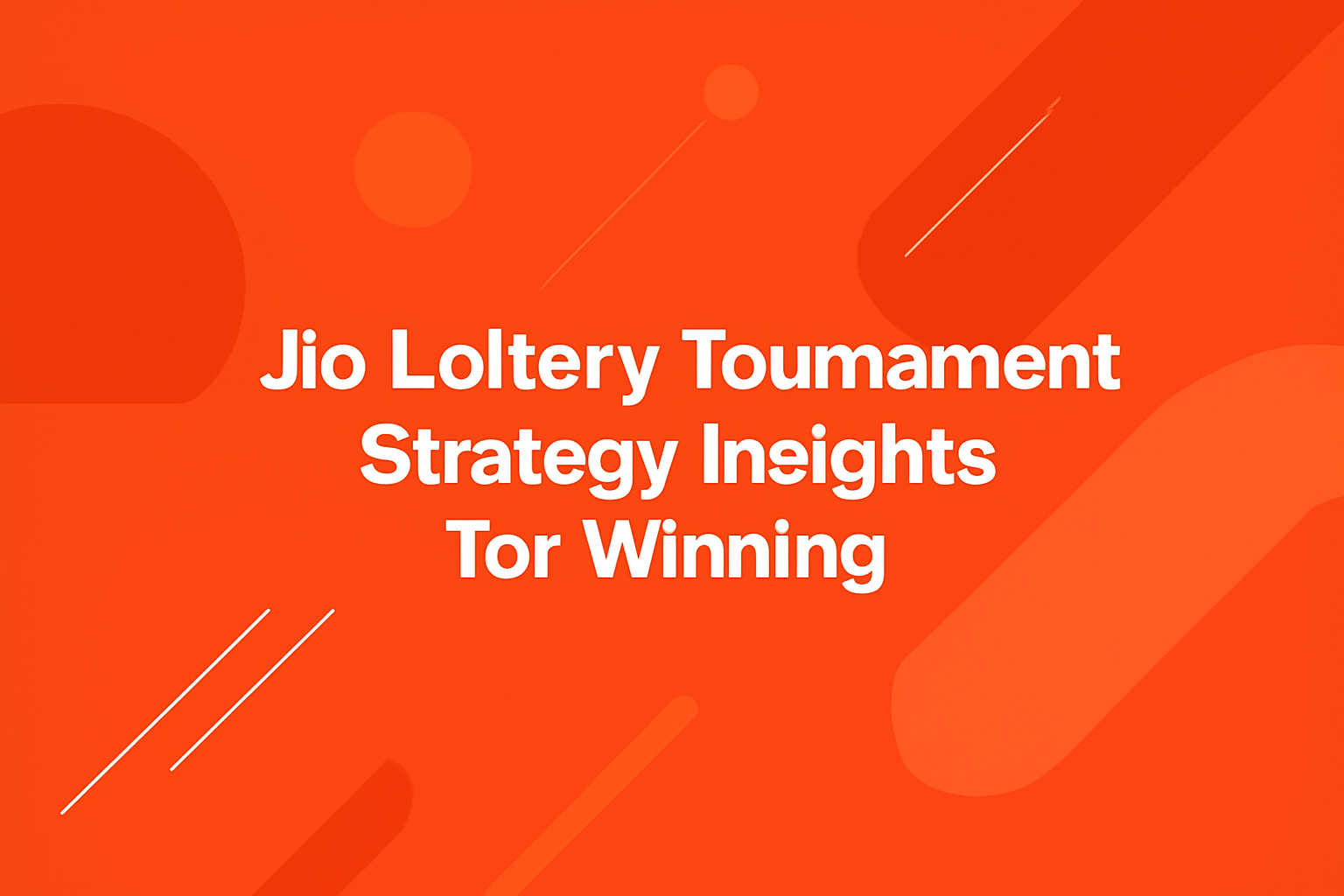 Informative scene highlighting tips for securing a Jio Lottery account.