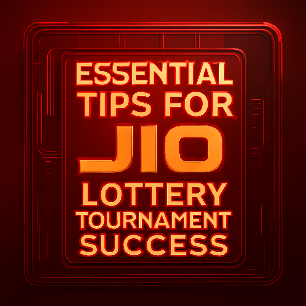 Illustration depicting steps for Jio Lottery Account Recovery.
