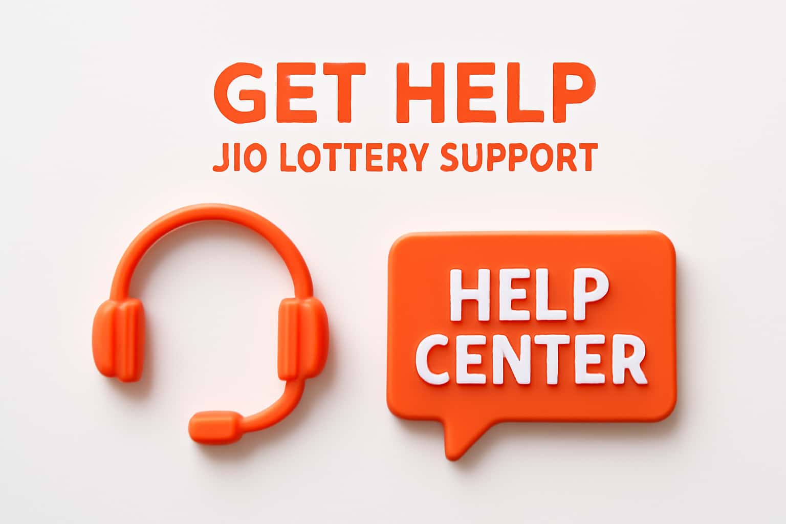 Get Help - Jio Lottery Support Interface